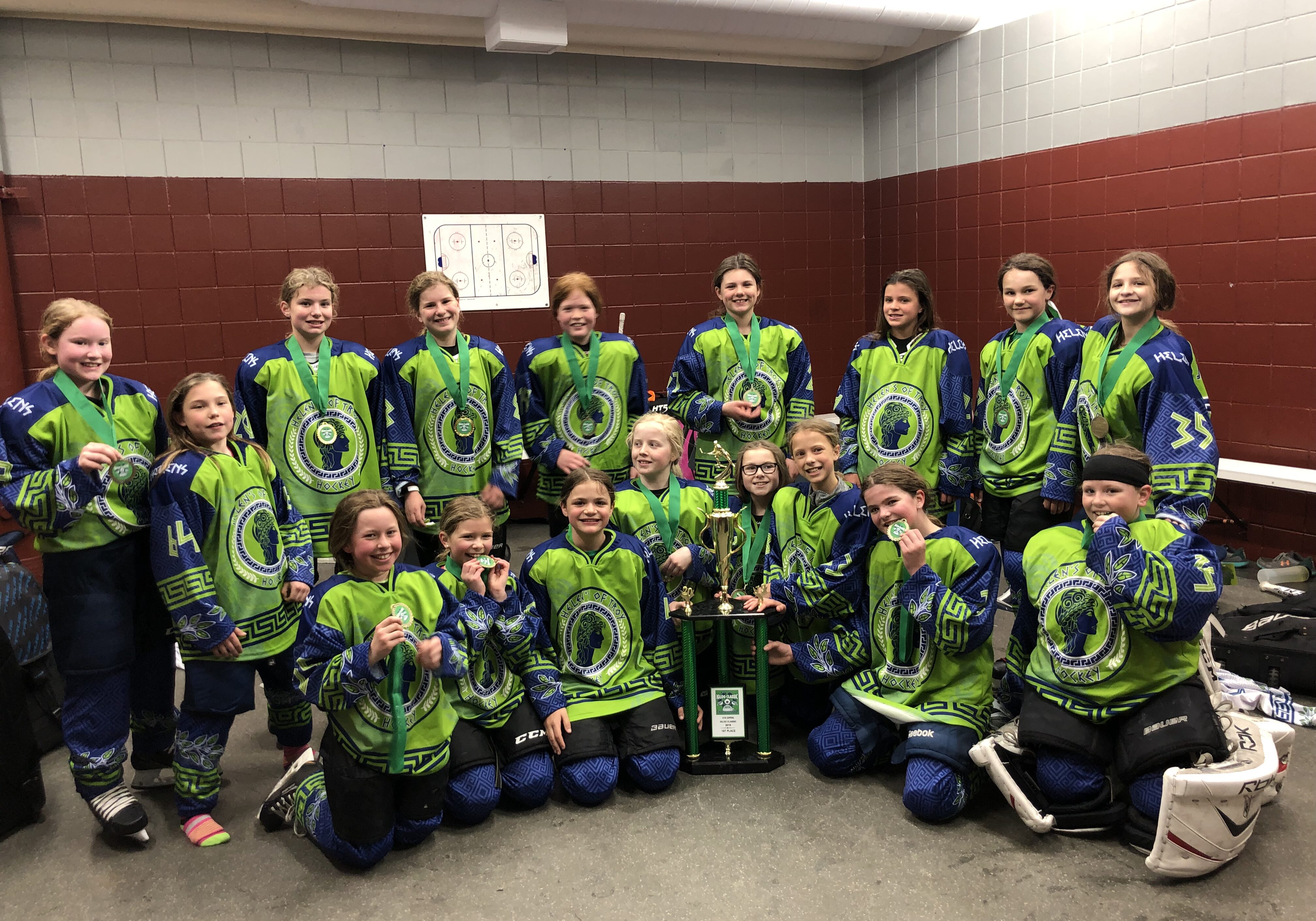 U10 Helen's Of Troy Hockey AAA Igloo Classic Champions